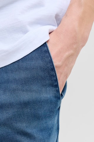 Short regular en jean - Bleu marine