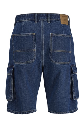 Short baggy en jean - Bleu marine