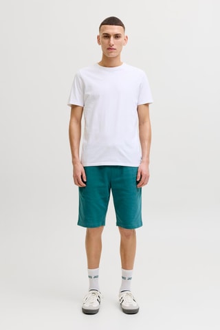 Short regular en coton biologique - Bleu canard