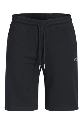 Short regular en coton biologique - Noir