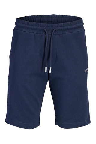 Short regular en coton biologique - Bleu marine