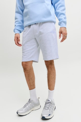 Short regular en coton biologique - Gris chiné