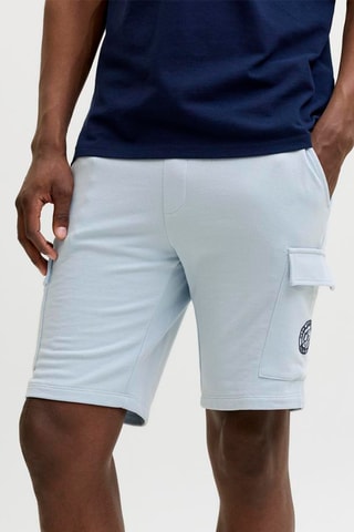 Short regular en coton biologique - Bleu