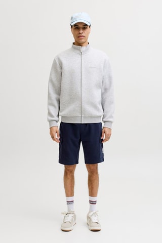 Short regular en coton biologique - Bleu marine