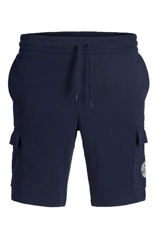 Short regular en coton biologique - Bleu marine