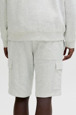 Short regular en coton biologique - Gris chiné