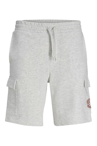 Short regular en coton biologique - Gris chiné
