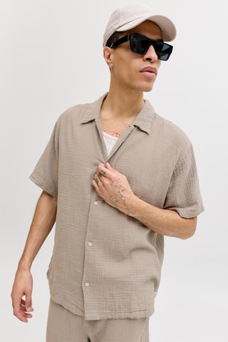 Chemise relaxed - Kaki