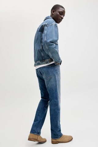Jean relaxed taille haute - Bleu