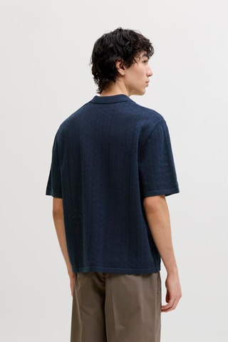 Polo relaxed - Bleu nuit