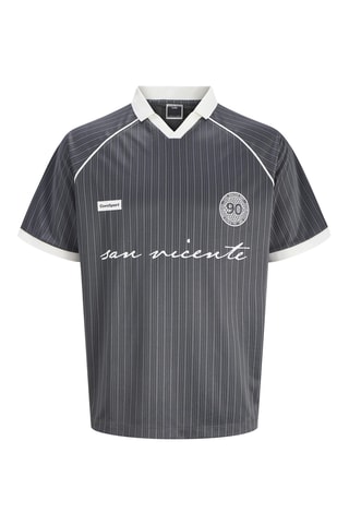Polo loose - Gris foncé