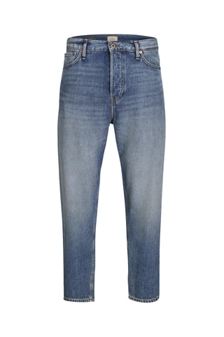 Jean relaxed taille haute - Bleu cobalt