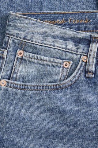 Jean relaxed taille haute - Bleu cobalt