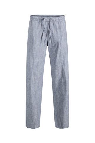 Pantalon relaxed en lin - Gris