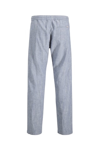 Pantalon relaxed en lin - Gris