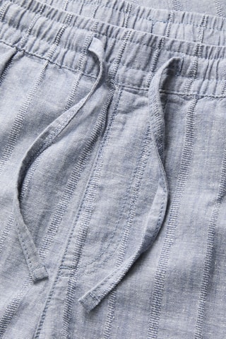 Pantalon relaxed en lin - Gris