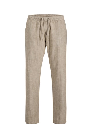 Pantalon relaxed en lin - Beige