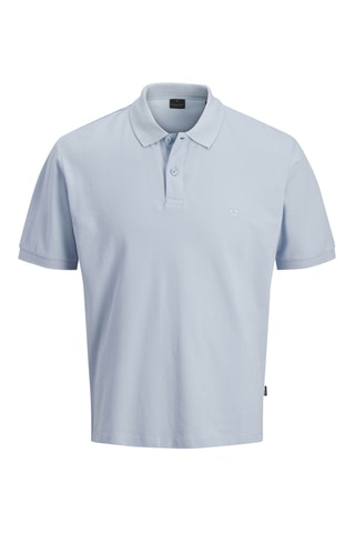 Polo regular en coton biologique - Ciel