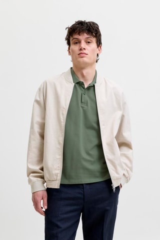 Polo regular en coton biologique - Kaki