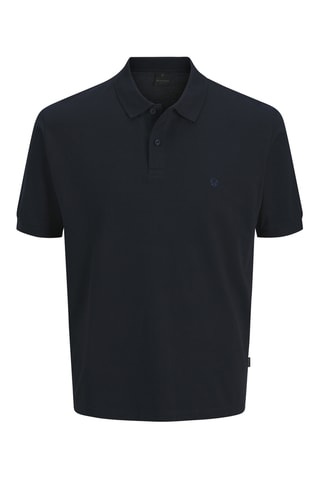 Polo regular en coton biologique - Noir