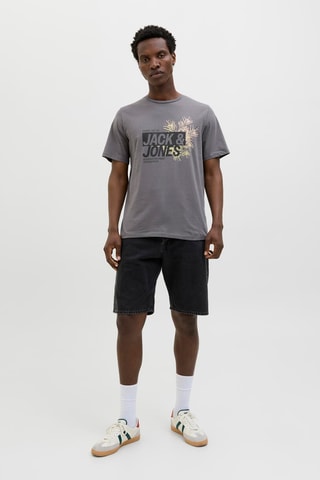 T-shirt regular - Gris foncé