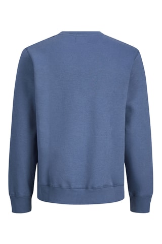 Sweat en coton biologique - Bleu cobalt