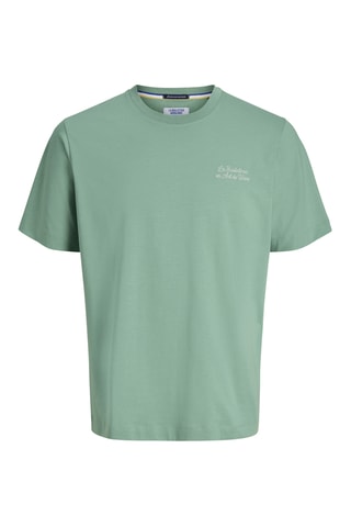 T-shirt regular en coton biologique - Vert clair