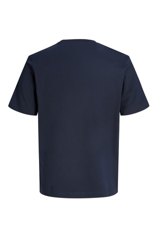 T-shirt regular en coton biologique - Bleu marine