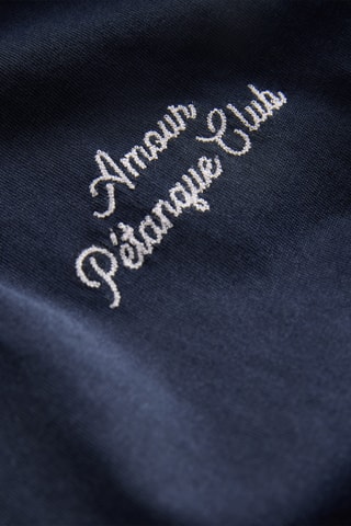T-shirt regular en coton biologique - Bleu marine