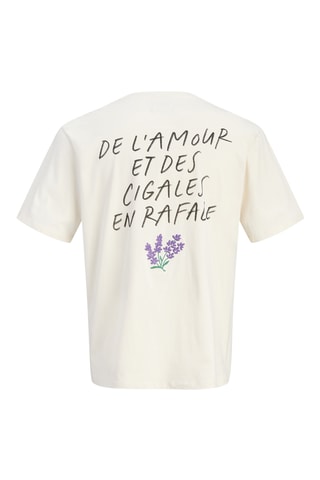 T-shirt relaxed en coton biologique - Blanc