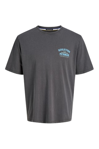 T-shirt relaxed en coton biologique - Gris foncé