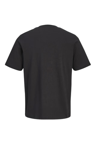T-shirt regular en coton biologique - Noir