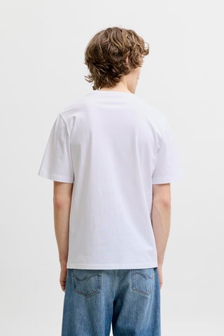 T-shirt regular en coton biologique - Blanc