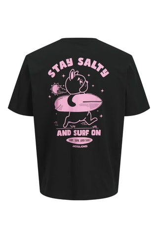 T-shirt relaxed - Noir