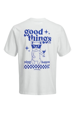 T-shirt relaxed - Blanc