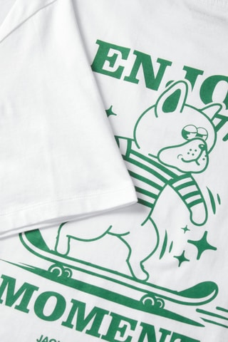 T-shirt relaxed - Blanc