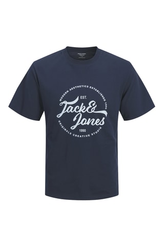 T-shirt relaxed - Bleu marine