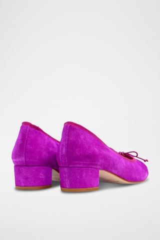 Sapatos de salto em nobuck - Rosa