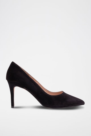 Sapatos de salto em nobuck Preto - Preto