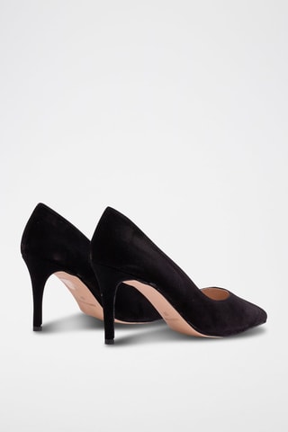 Sapatos de salto em nobuck Preto - Preto