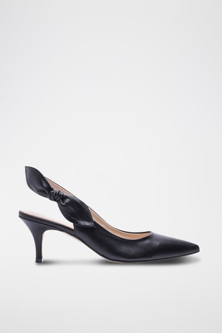 Sapatos de salto de couro Preto - Preto