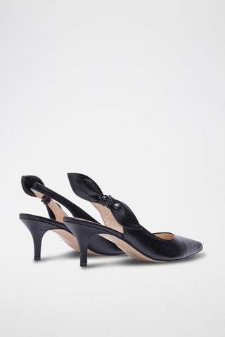 Sapatos de salto de couro Preto - Preto