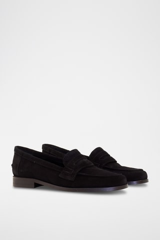 Mocassins em couro - Preto