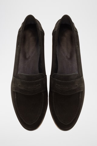 Mocassins em couro - Preto