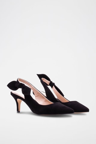 Sapatos de salto em nobuck Preto - Preto