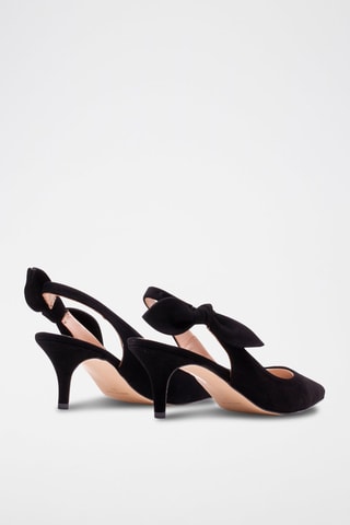 Sapatos de salto em nobuck Preto - Preto