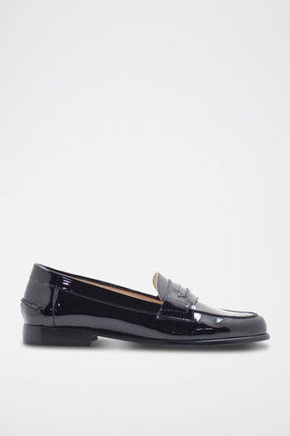 Mocassins de couro envernizado Preto - Preto