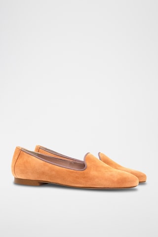 Slippers em nobuck - Nude