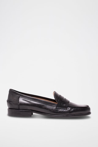 Mocassins de couro Preto - Preto