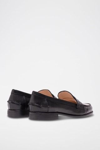 Mocassins de couro Preto - Preto